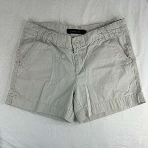 Calvin‎ Klein Jeans Khaki Shorts Cuffed Hem Casual Everyday Womens Size 8
